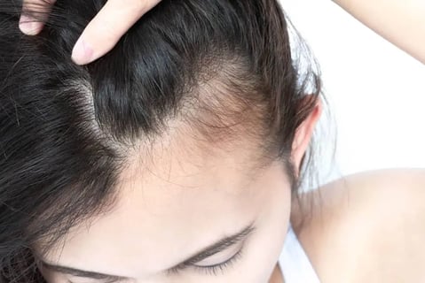 alopecia-femenina-frontal-sintomas