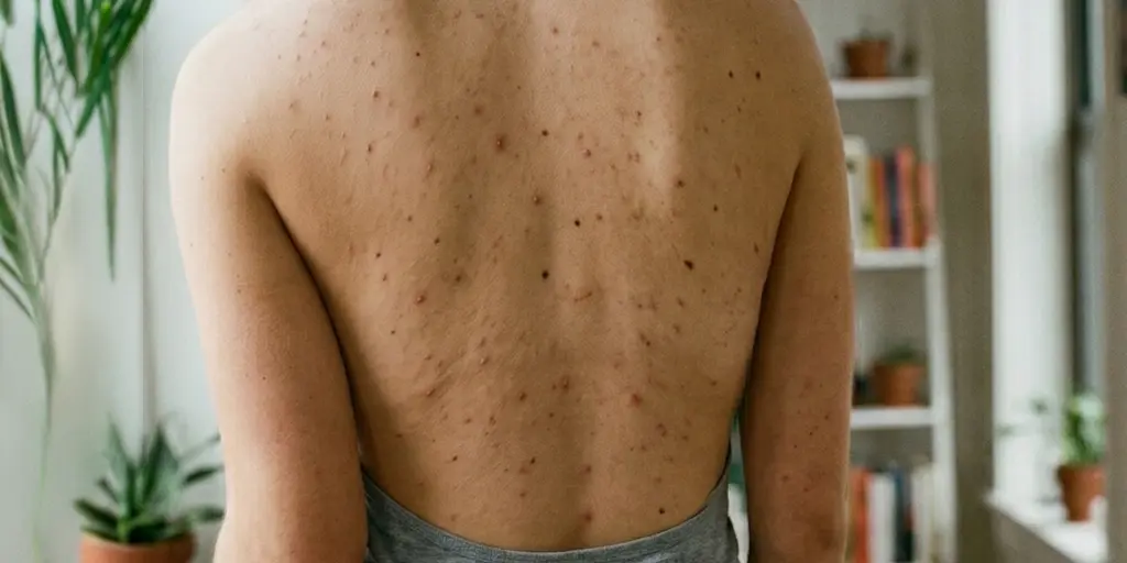 Espinillas en la espalda: causas y cómo prevenirlas